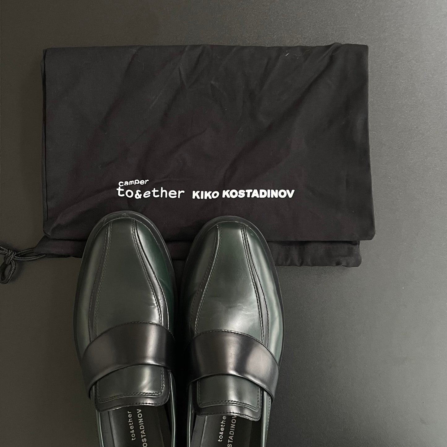 2019aw kiko kostadinov camper leather loafer 43