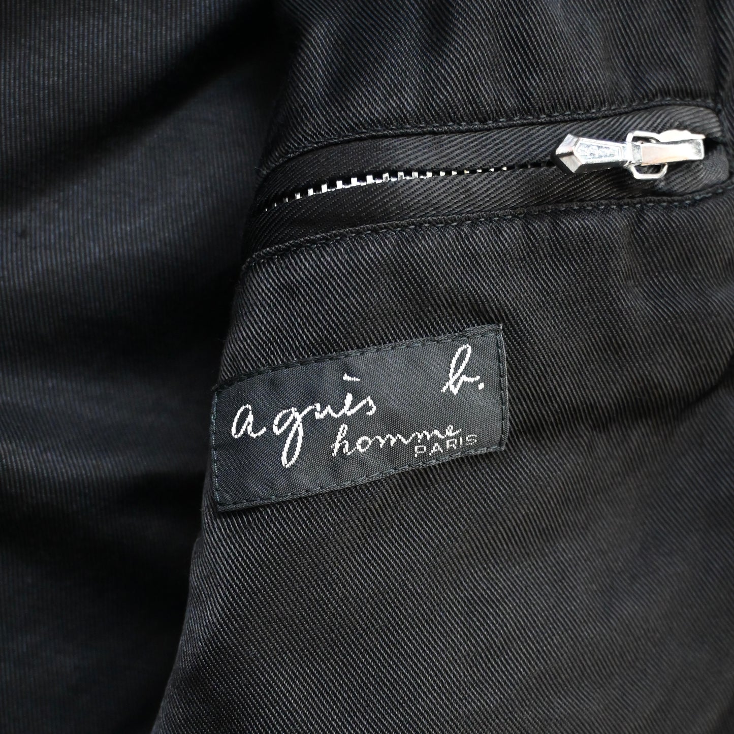 1990s agnes b kint docking High neck cotton blouson 48