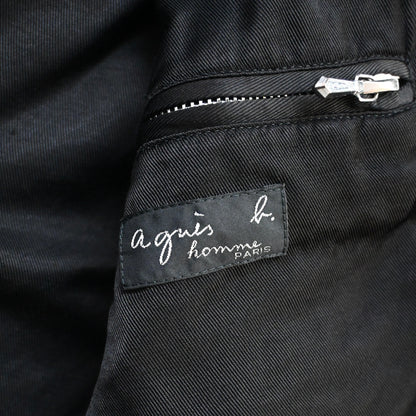 1990s agnes b kint docking High neck cotton blouson 48