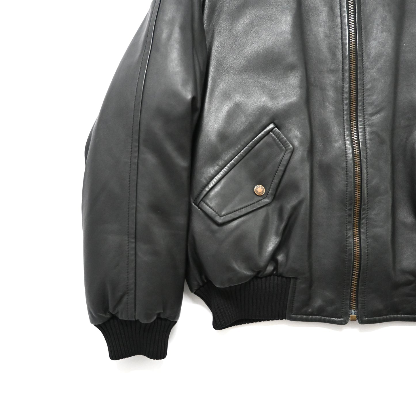 2000s gucci genuine leather bomber jacket 50 by Tom ford