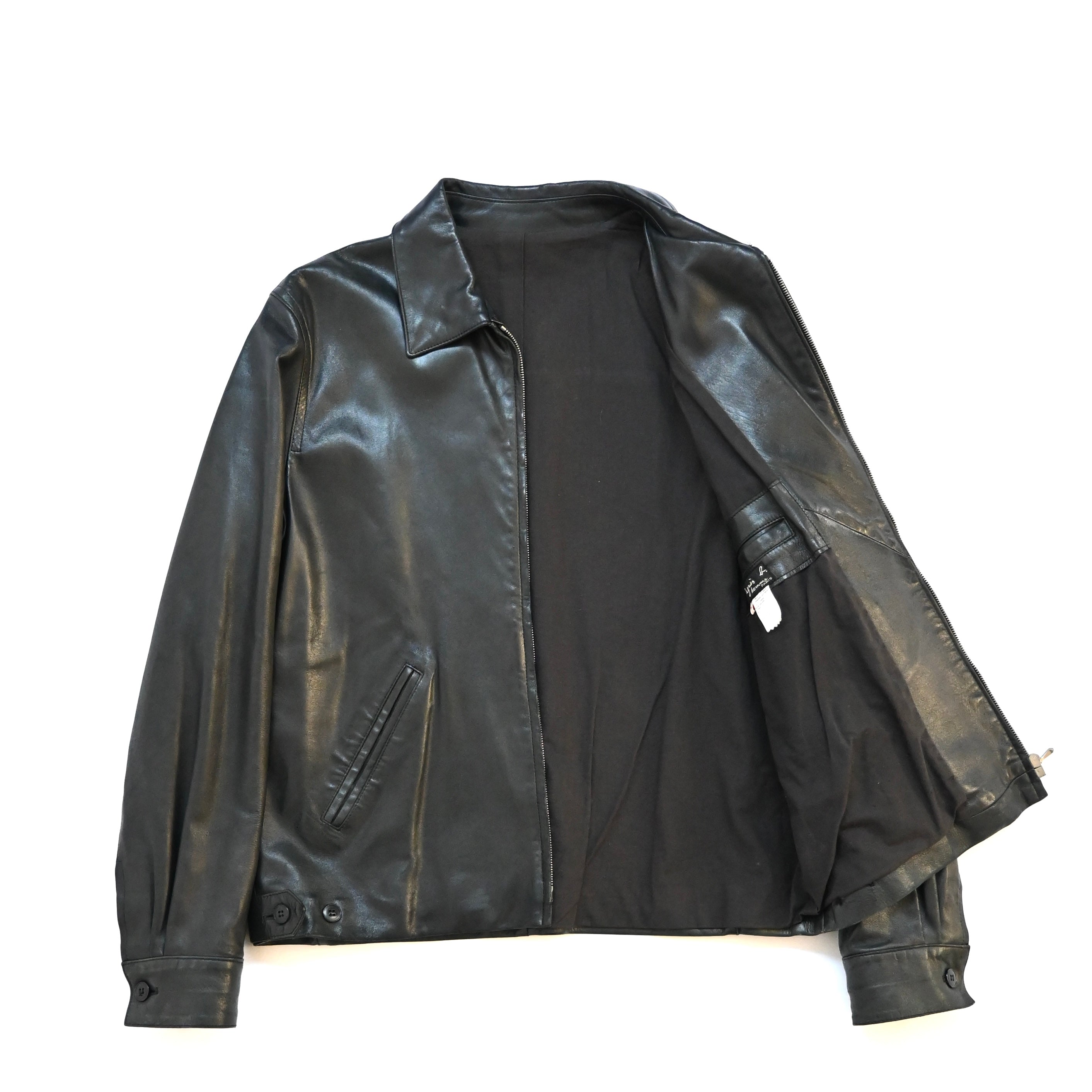 1990s agnes b homme gemuine leather jacket 2 – vexed_store