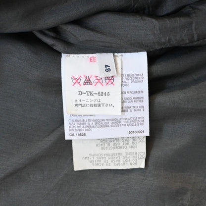 1990s emporio emporio armani suede leather jacket 48