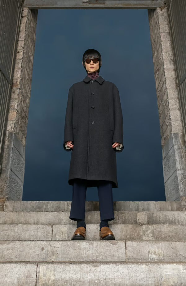 2021aw dries van noten heavy wool coat XL