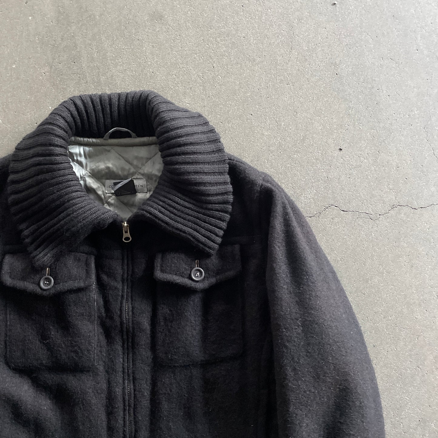 1997aw dries van noten kint docking wool blouson 50