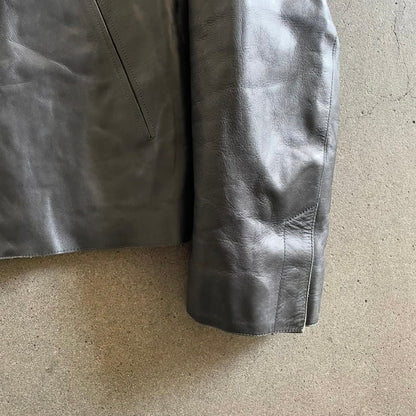 2000aw prada cow leather jacket 48