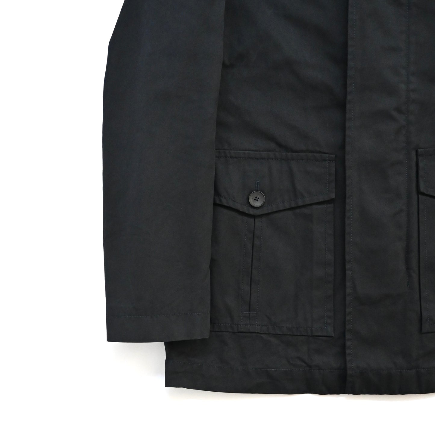 2000s gucci cotton high neck half coat 48 by Tom ford