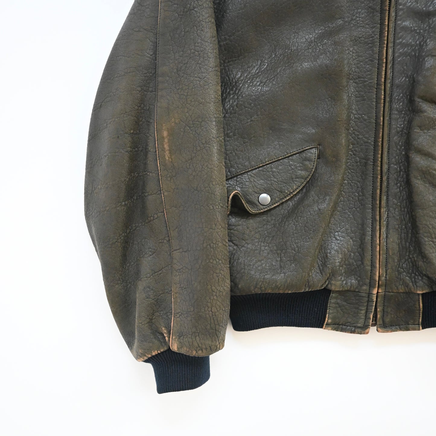 1990s Marithe Francois Girbaud lamb leather jacket S