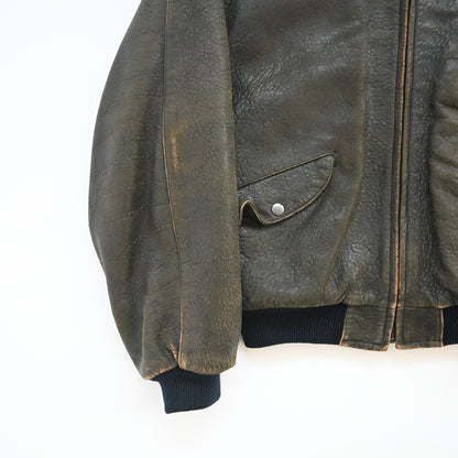 1990s Marithe Francois Girbaud lamb leather jacket S