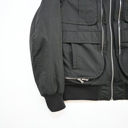 2000s neil barrett multi zipper nylon jacket S