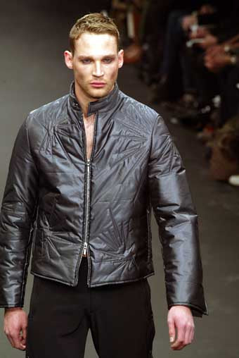 2003aw jil sander stitch quilting down jacket 50