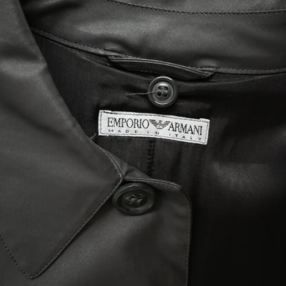1996aw emporio armani vinylon long coat 50
