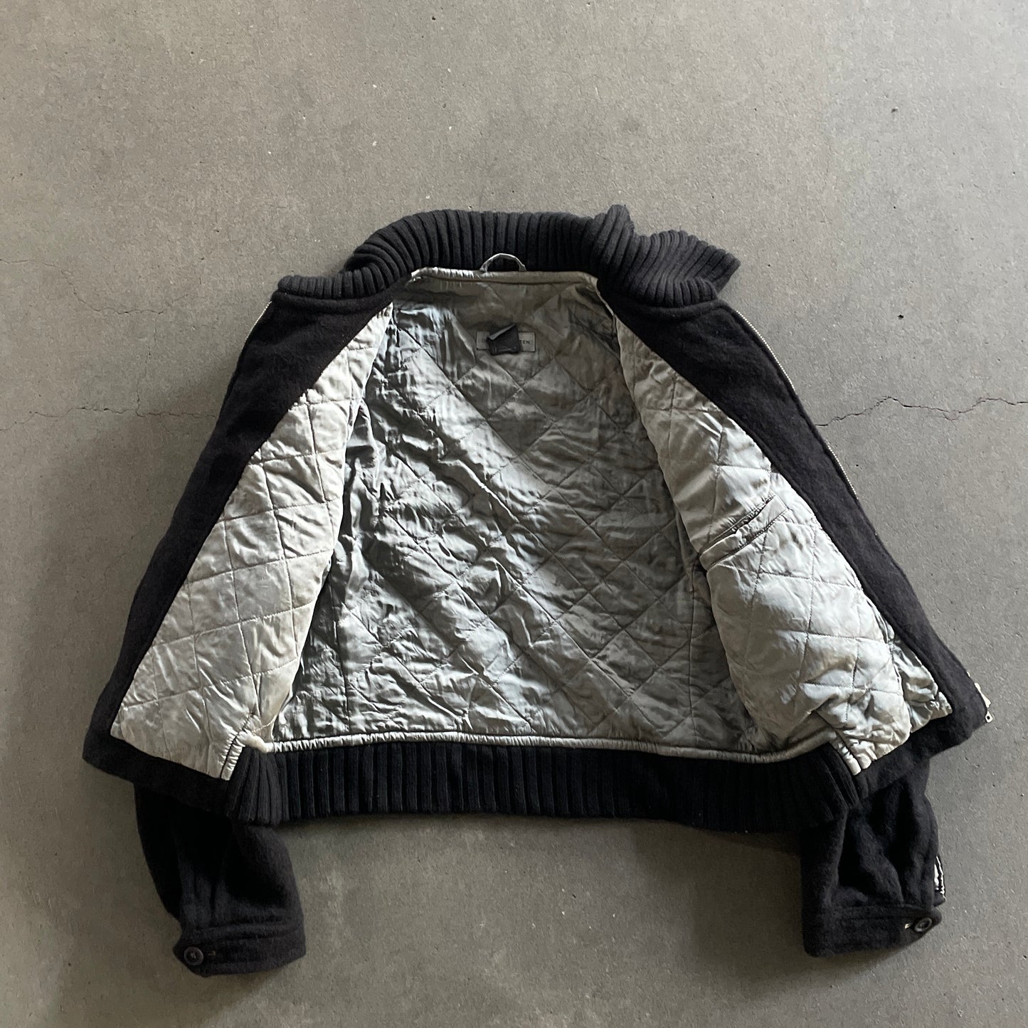 1997aw dries van noten kint docking wool blouson 50