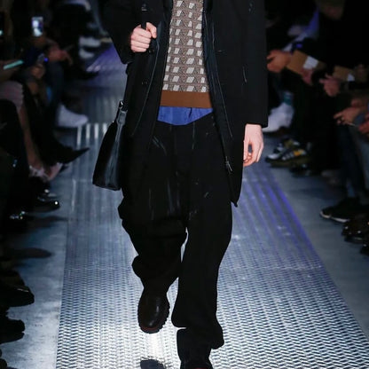 2018aw prada paint wool slacks 44