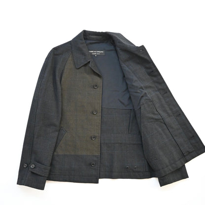 1996aw comme des garcons homme plus over dyeing raglan wool blouson M