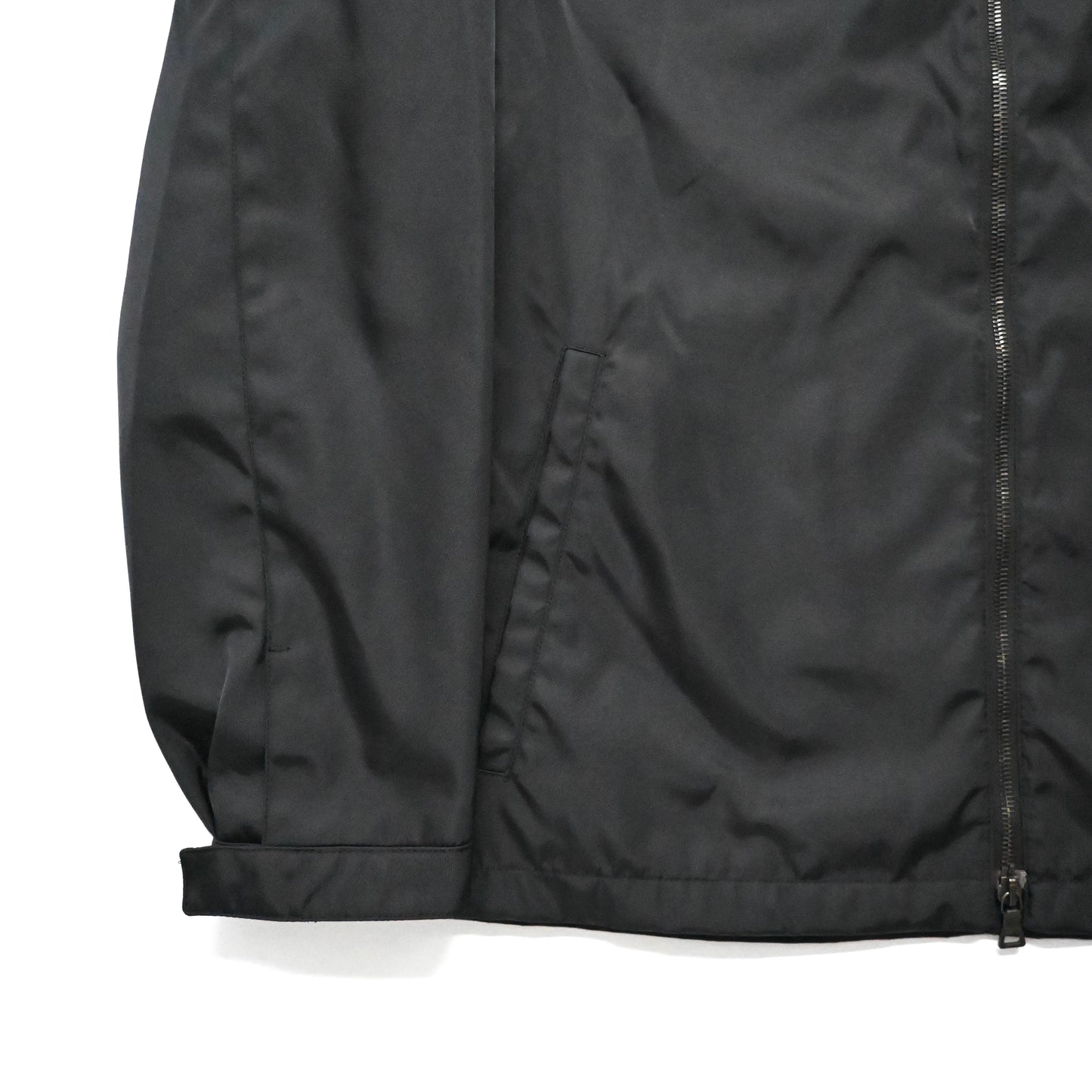 2011aw prada leather docking  nylon blouson 48