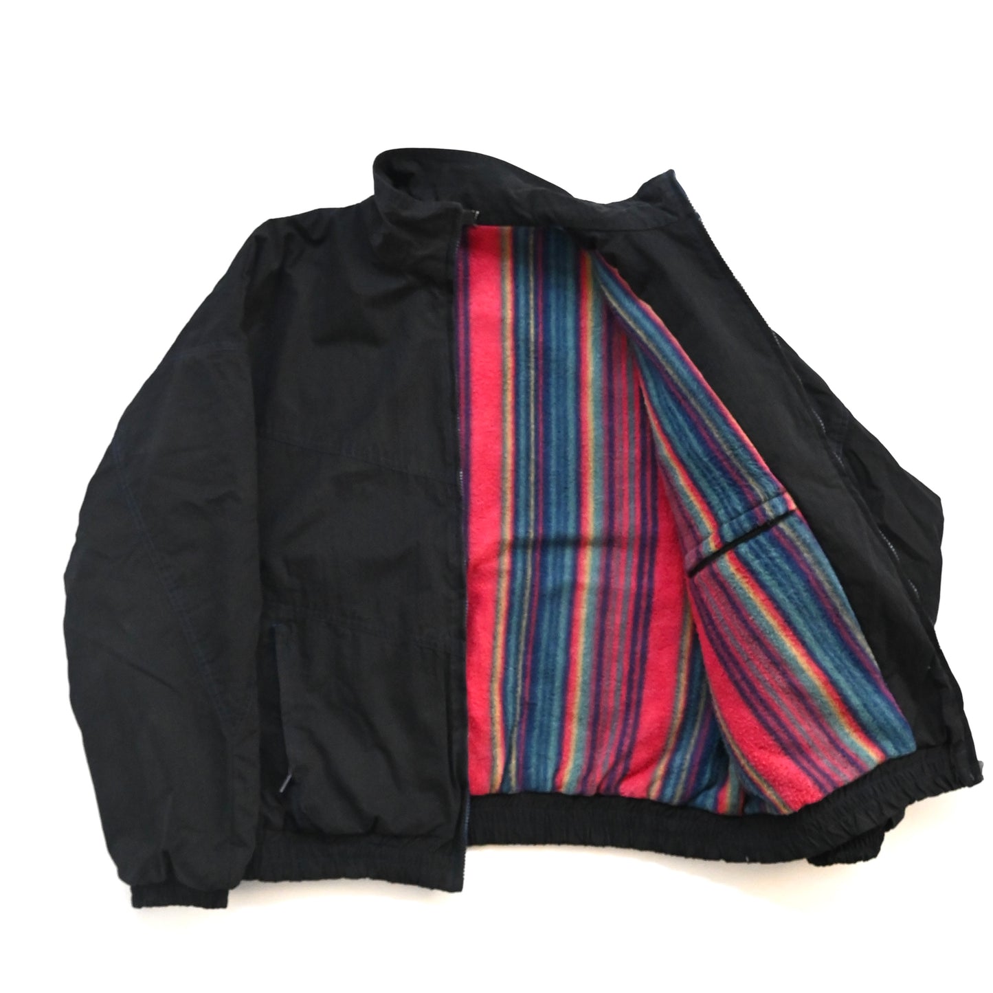 1990s giorgio armani cotton high neck blouson 50