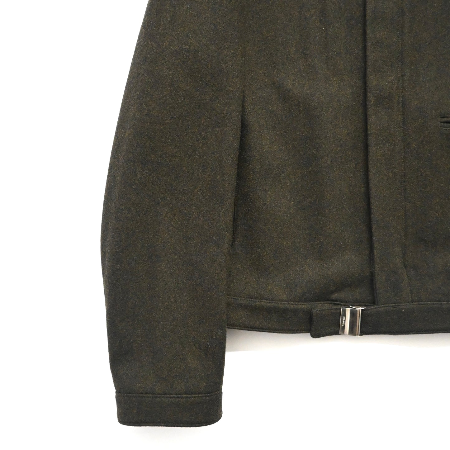 1999aw prada wool buckle short blouson M