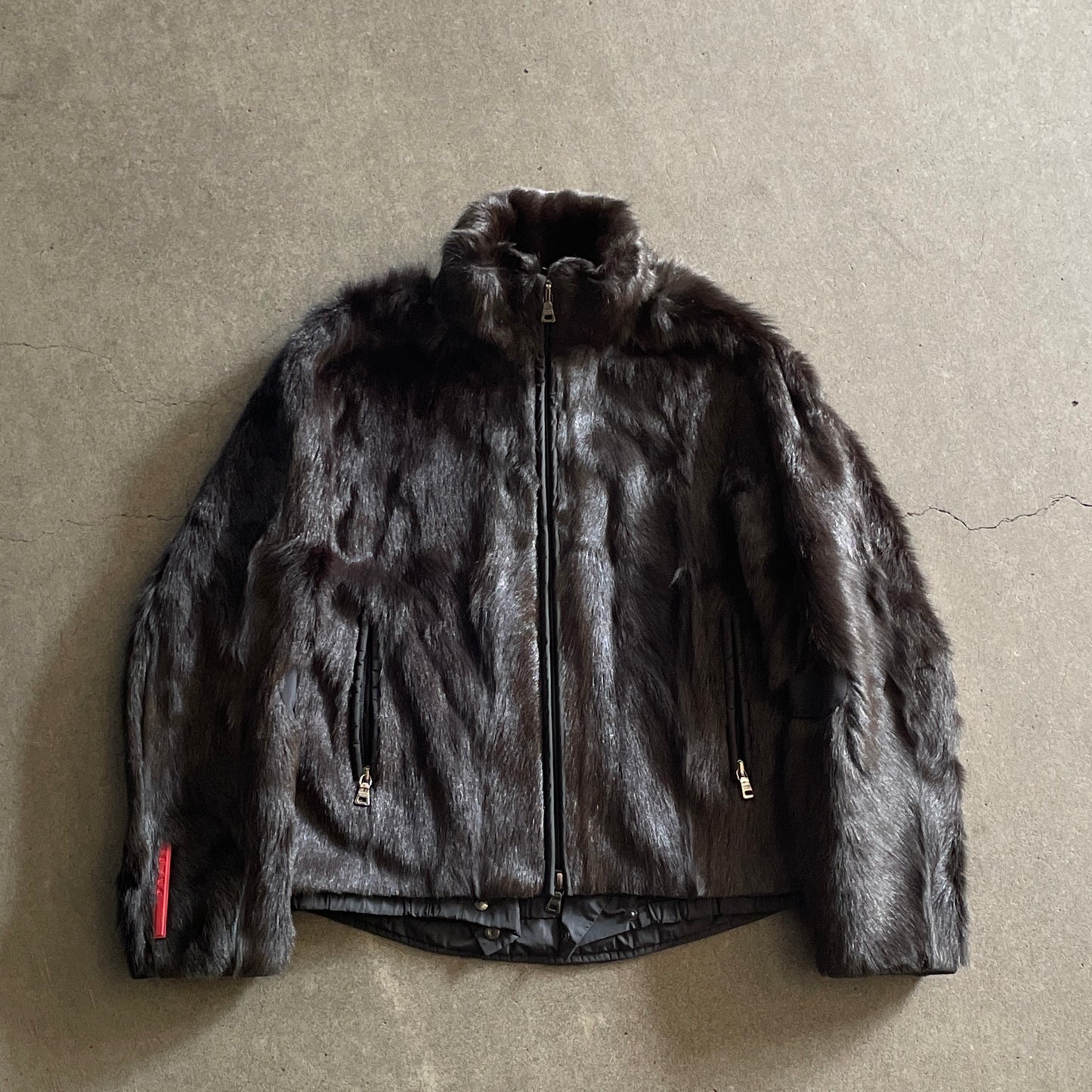 1999aw prada sport fur blouson S