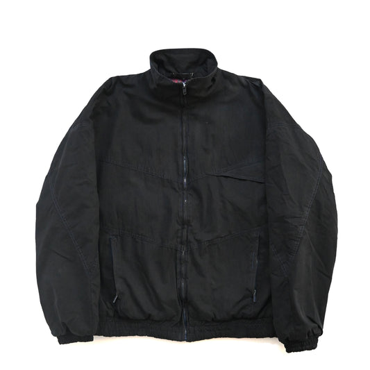 1990s giorgio armani cotton high neck blouson 50