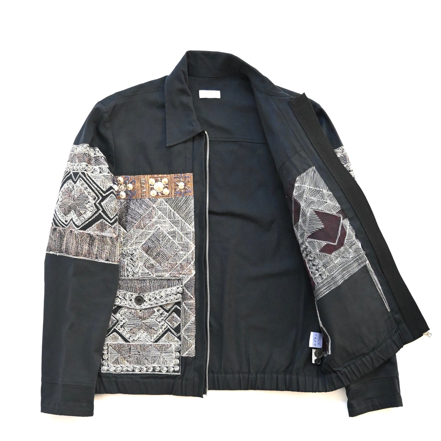 2015aw dries van noten embroidered cotton jacket 48