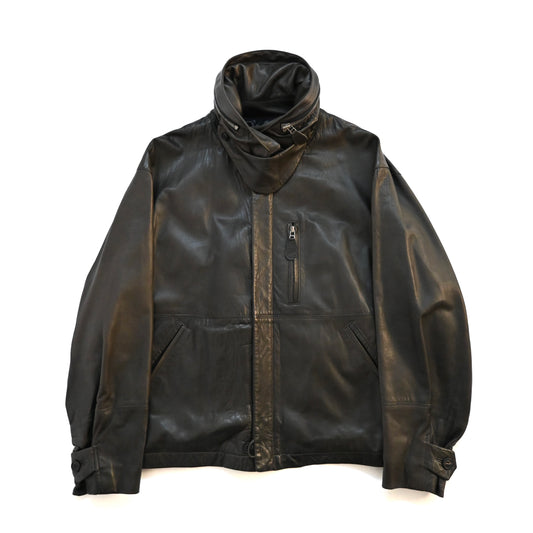 1992ss issey miyake lamb leather flight jacket L