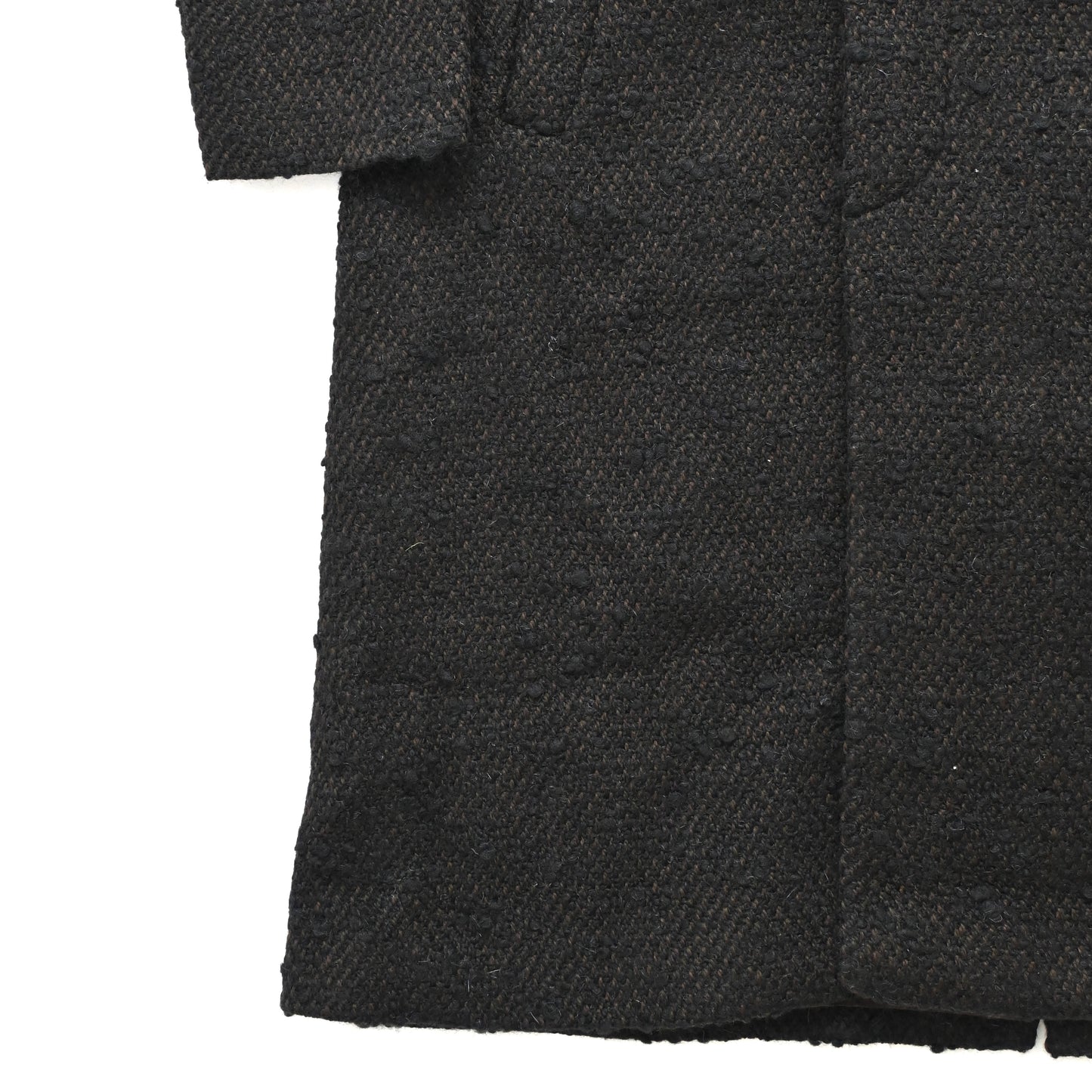 2002aw prada tweed wool chesterfield coat 46