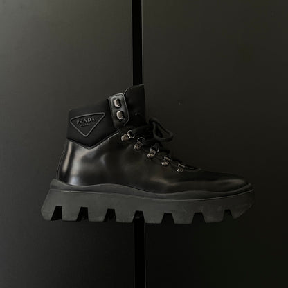 2022aw prada brushed spazzolato leather brixxen half-boot 7