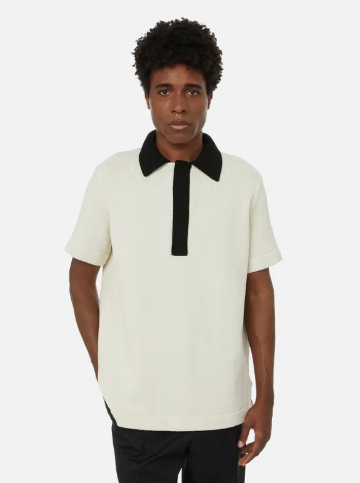 2022ss jil sander heavy cotton polo shirt 48