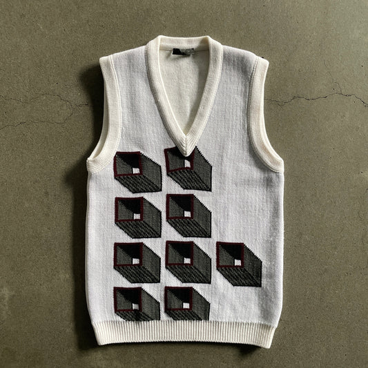 2020aw prada kint virgin wool vest 50