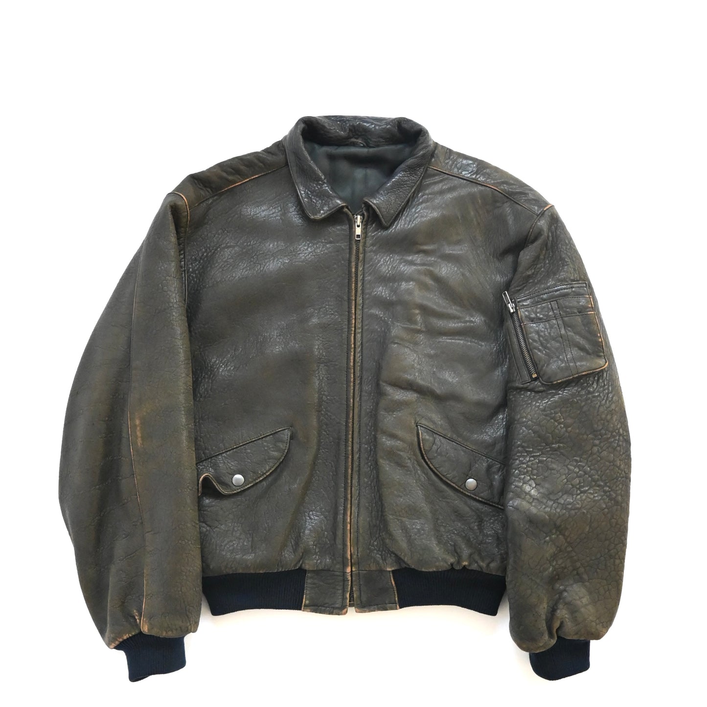 1990s Marithe Francois Girbaud lamb leather jacket S