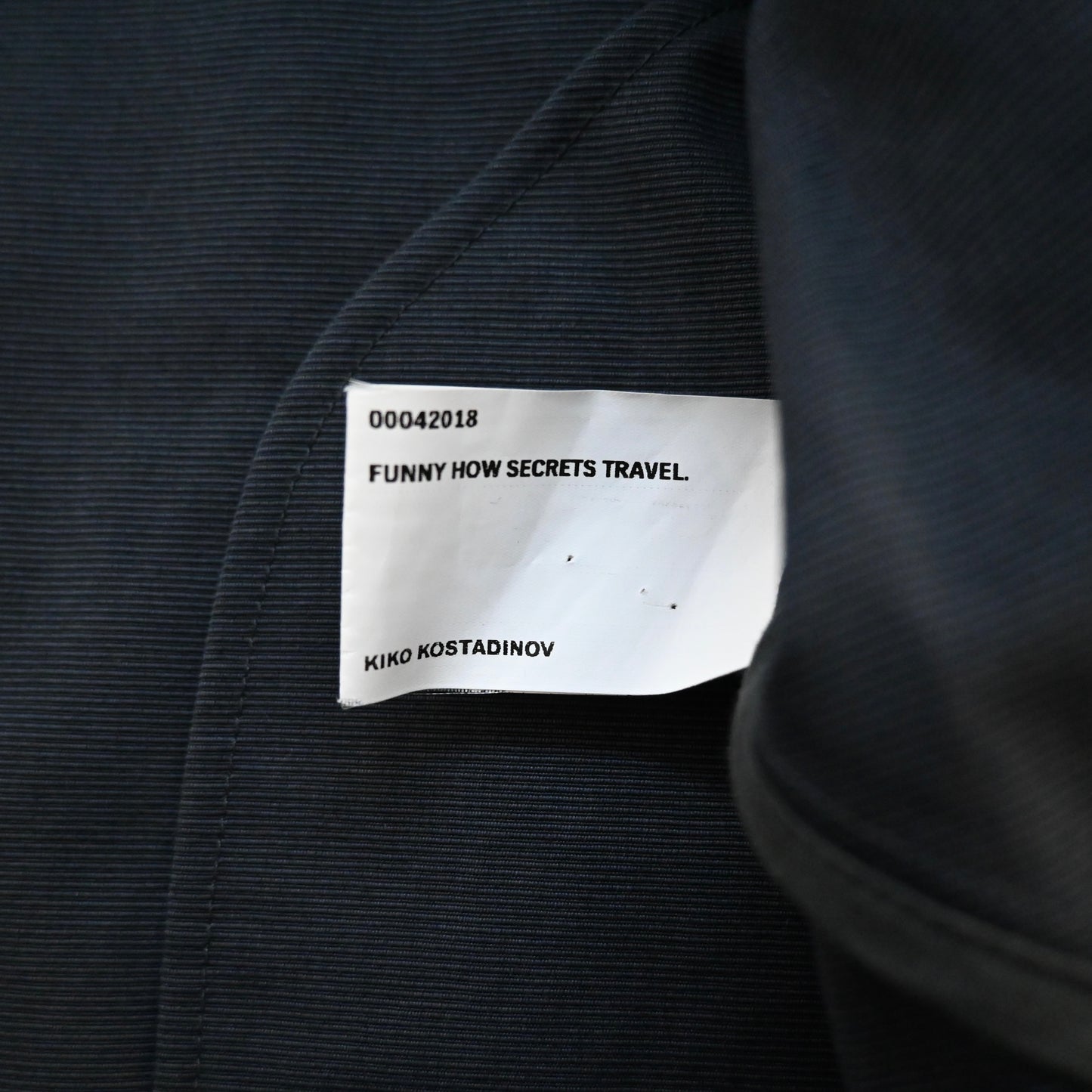 2018ss kiko kostadinov cubist double zip jacket M