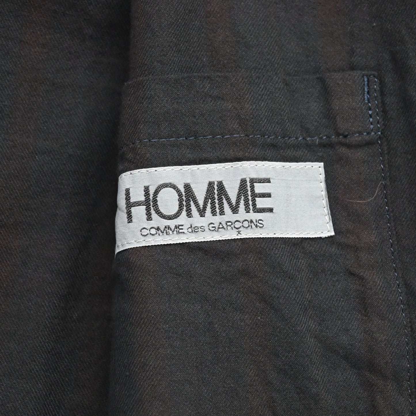 1980s comme des garcons homme check cotton bomber jacket M