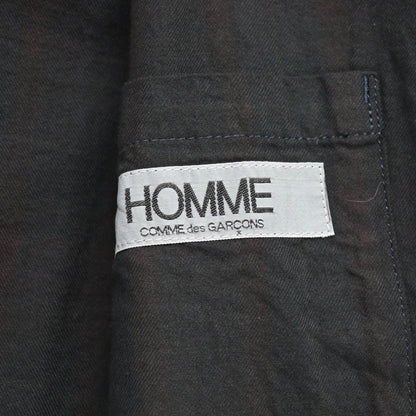 1980s comme des garcons homme check cotton bomber jacket M