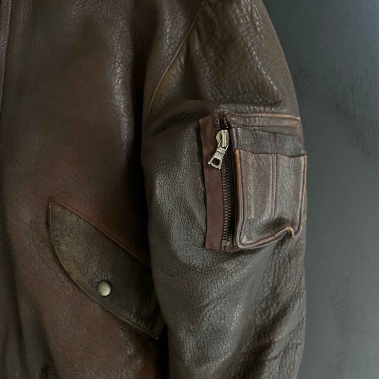 1980s Marithe Francois Girbaud lamb leather jacket L
