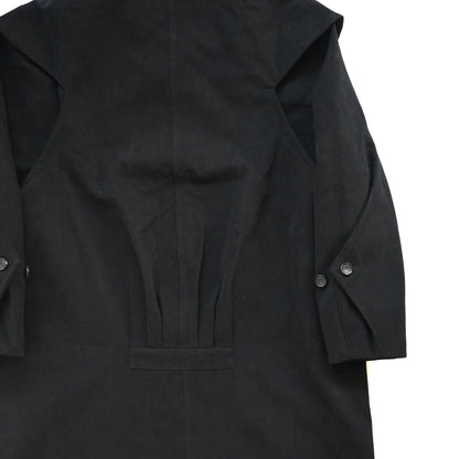 2023aw kiko kostadinov black bendix coat 46