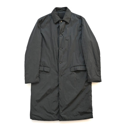 1998aw prada padded nylon long coat L