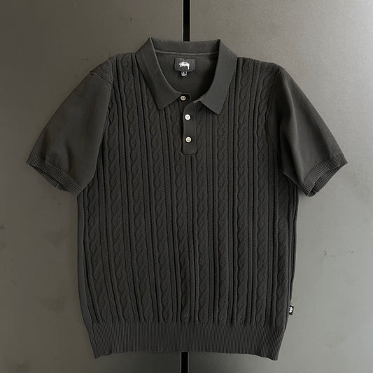 2020ss stussy polyester polo shirt L