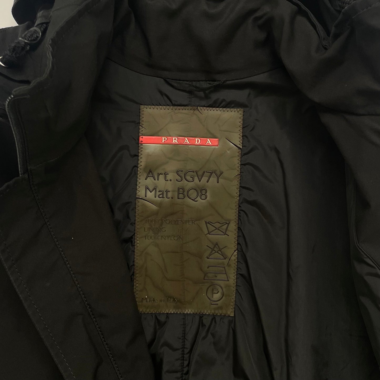 2000s prada sport SGV7Y Gore-Tex nylon blouson 50