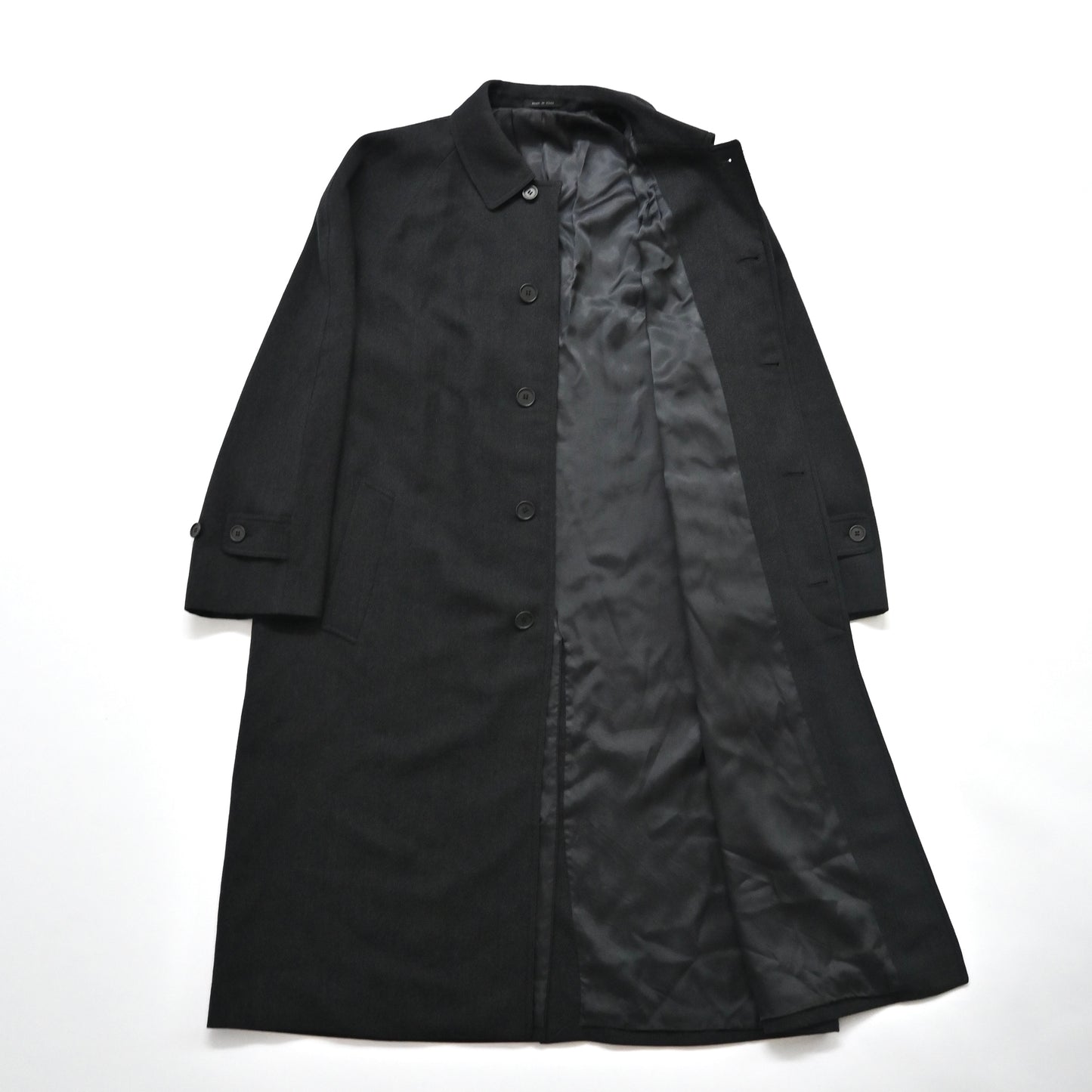 1990s emporio armani wool coat 48