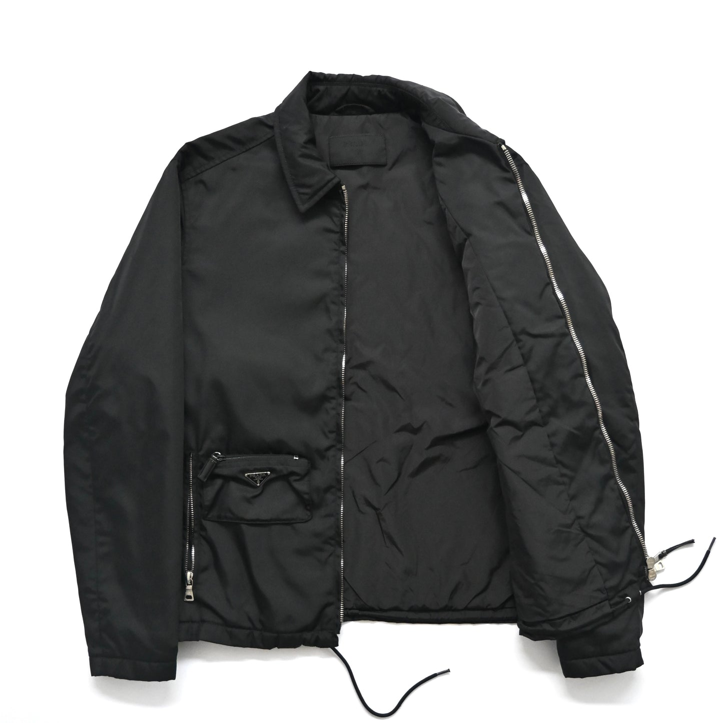 2000s prada front pocket nylon blouson S