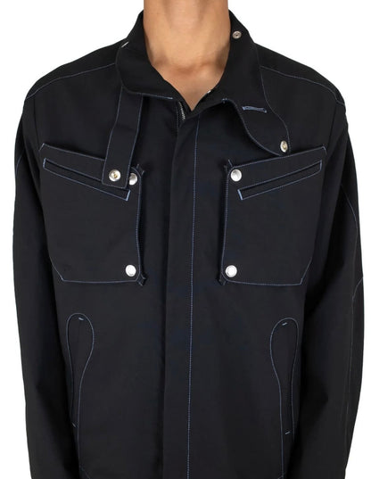 2023aw kiko kostadinov kk jacket 08 jet black 46