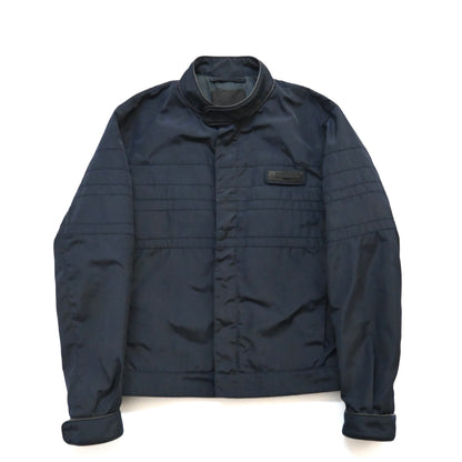 2006aw prada leather piping  nylon blouson 48