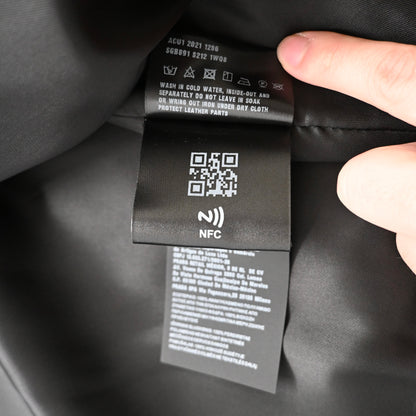 2021aw prada spg891 re nylon long coat L  by raf simons