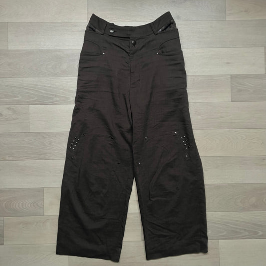 2022aw kiko kostadinov xolo antharas wide trousers 50