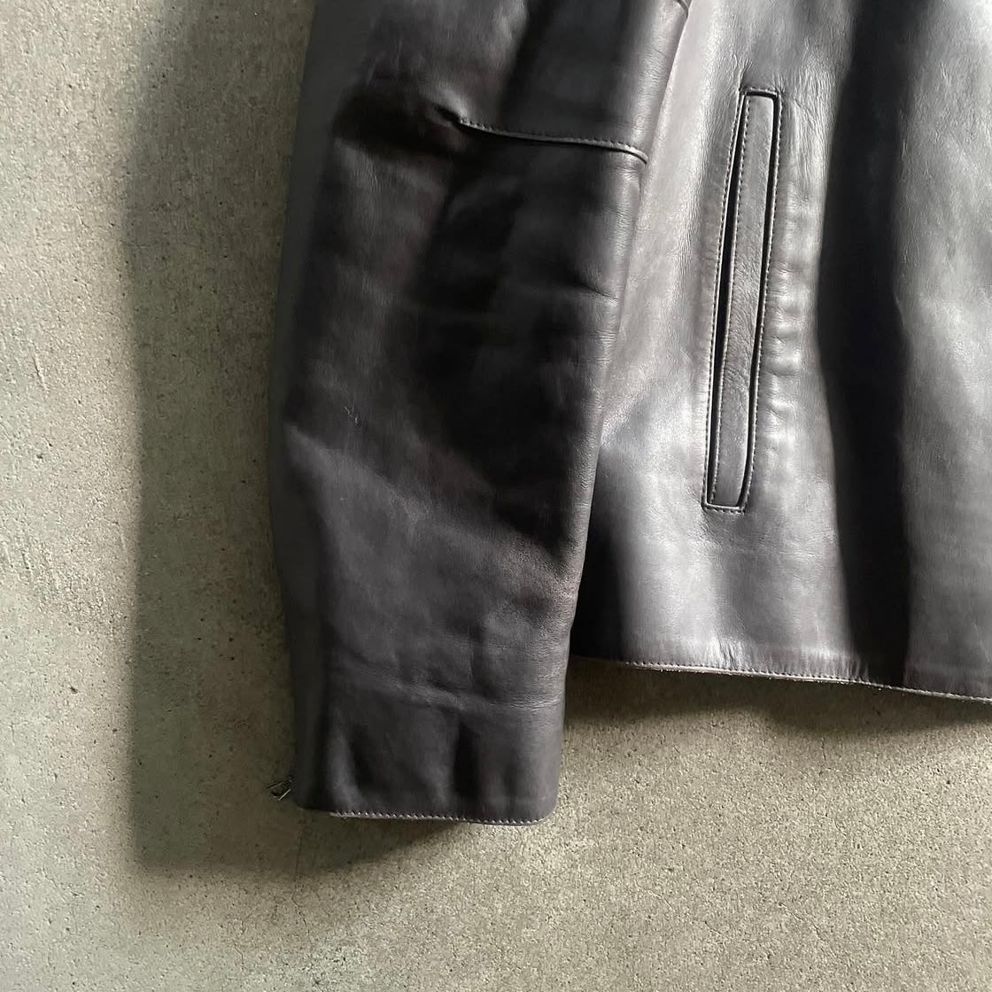 2000aw Neil barrett lamb leather jacket
M