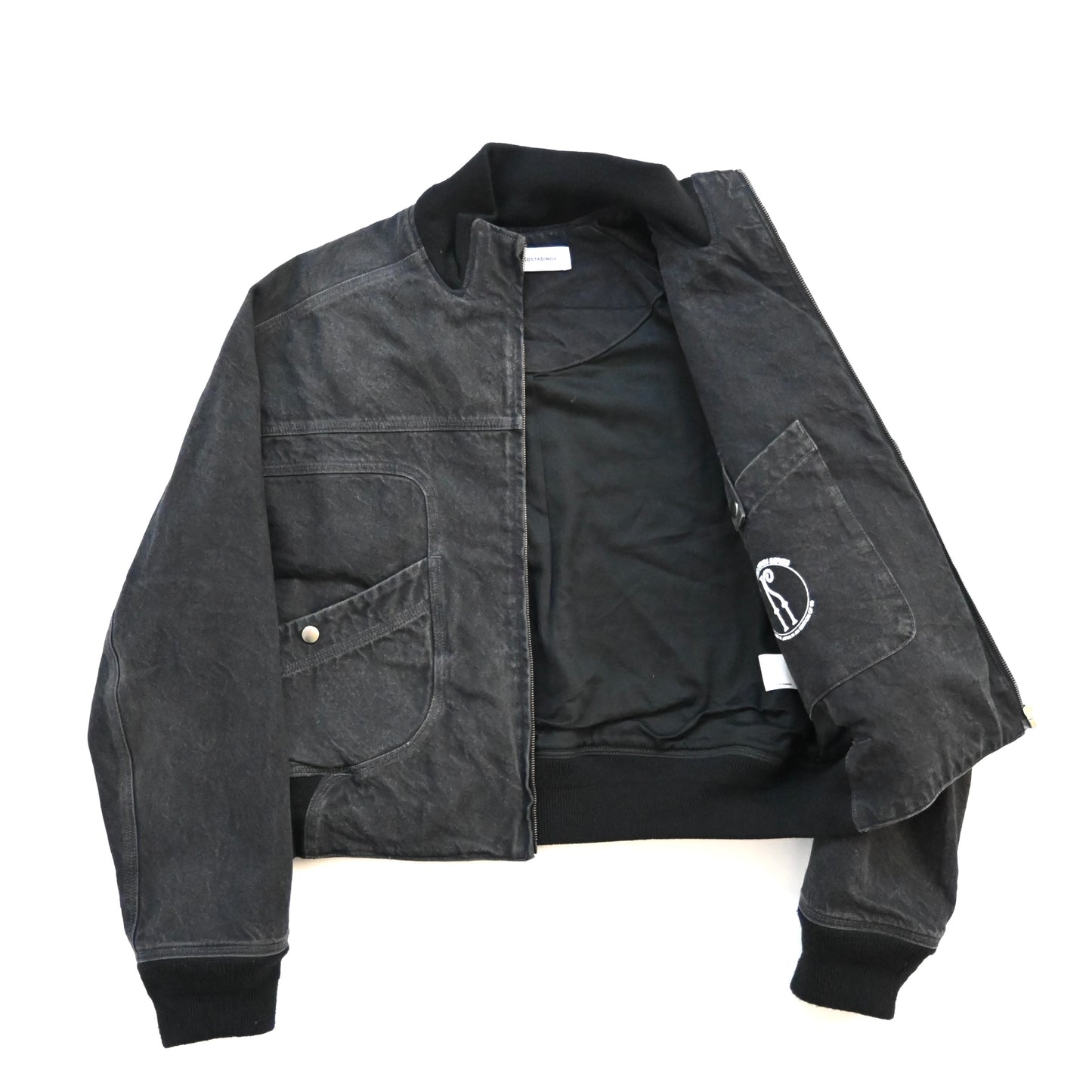 2025ss kiko kostadinov konkord denim bomber jacket 48
