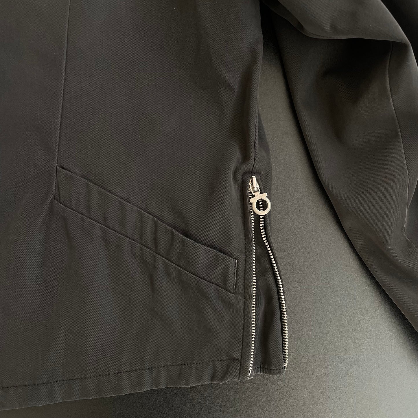 1990s salvatore ferragamo cotton jacket 50