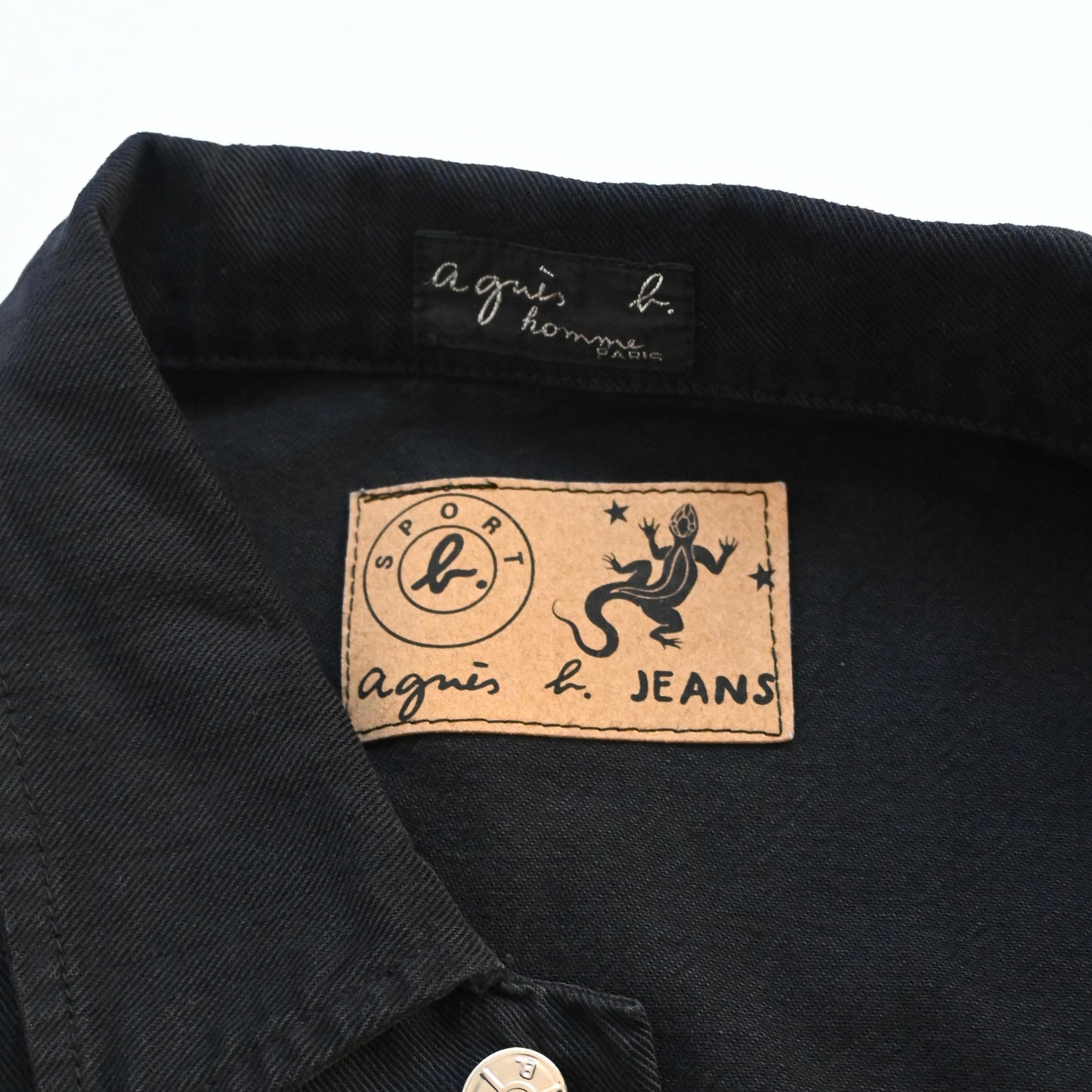 1990s agnes b homme denim jacket M