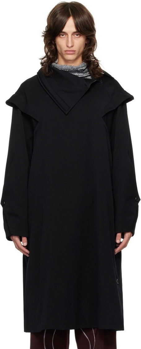 2023aw kiko kostadinov black bendix coat 46
