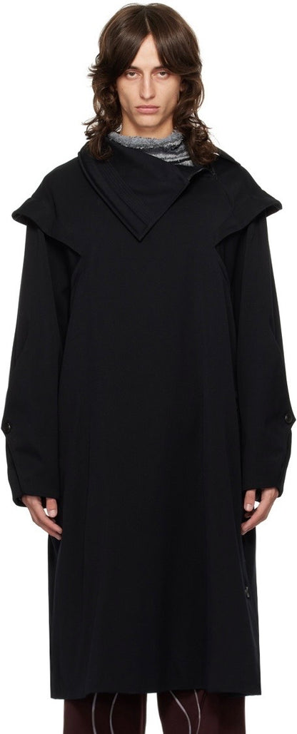 2023aw kiko kostadinov black bendix coat 46